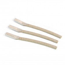 Wheat straw eyebrow razors (3 pcs)
