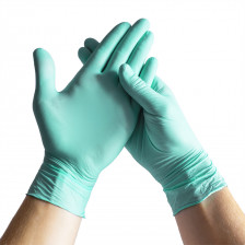 Espeon - Green BIO nitrile gloves XS