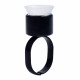 Sterile ring holder with cup - Black