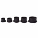 Black Silicone Ink Cups 30 mm - 125 pcs