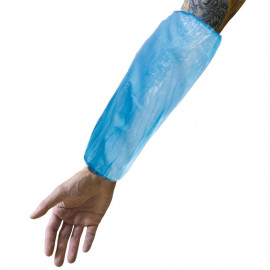 Blue protective forearm sleeves - 10 pcs