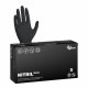 Espeon - Čierne nitrilové rukavice Ideal S