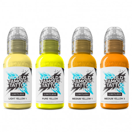 World Famous Limitless - Shades of YellowCollection set (4x 30 ml)