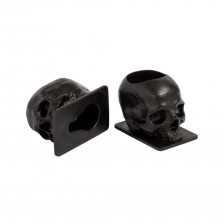 Saferly - Skull kalíšky na barvu (černé) - 200 ks