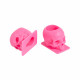 Saferly - Skull kalíšky na barvu (růžové) - 10 ks