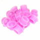 Růžové silikonové kalíšky - 100 ks