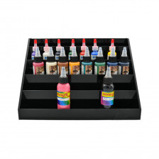 Čierny stojan na tetovacie farby 