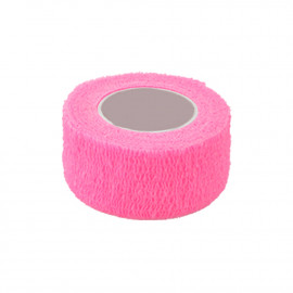 Medical cohesive Wrap Tape For Grips 2,5 cm x 450 cm (pink)