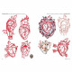 Idea Tattoo Collection - Sacred and Anatomic Hearts