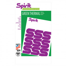 Spirit Green Thermal Stencil - Obtiskovací termo papír
