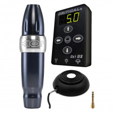 FK Irons - Spektra Xion S Gunmetal + Critical - CX-1 G2 + Round Foot Switch Black