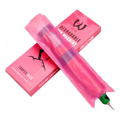 Pink Degradable Pen cover (100 pcs)