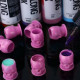 Saferly - Skull Ink Cups (pink) - 10 pcs