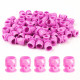 Saferly - Skull Ink Cups (pink) - 10 pcs