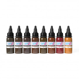 Intenze Ink Gen-Z - Randy Engelhard Tattoo by Number Ink Set 1 (8x 1 oz)