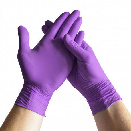 Espeon - Pink nitrile gloves Ideal S