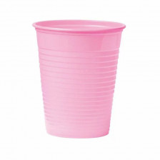 Unigloves - Růžový plastový kelímek 180 ml (100 ks)