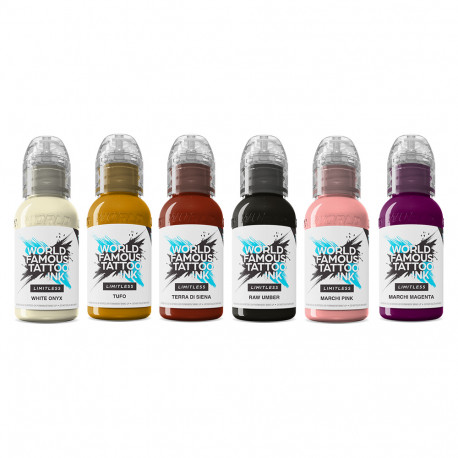 World Famous Limitless - Simone Marchi Basic Color set (6x 30 ml) 