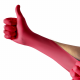 Espeon - Red nitrile gloves Ideal M