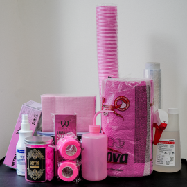 Pink Tattoo Starter Kit pro tatérky (růžová)