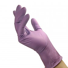 Unigloves - Violet Pearl - Fialové nitrilové rukavice XS EXP 02/2026