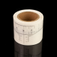 Eyebrow symmetry ruler in a roll
