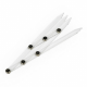 Plastic folding ruler for determining eyebrow symmetry type A 