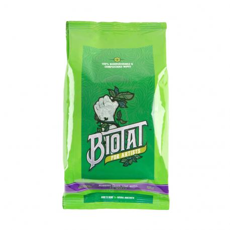 Biotat® - Numbing Green Soap Wipes 40 ks