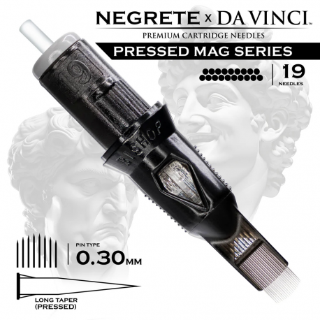 Bishop DA VINCI V2 x Freddy Negrete - Curved Pressed Magnum Bugpin 19 (0,30 mm LT)