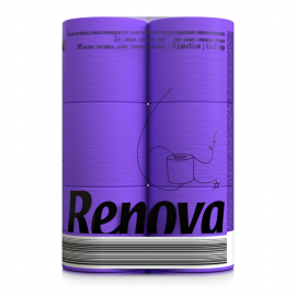 Renova - Toilet paper purple 6 pcs