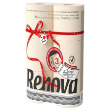Renova - Toaletný papier Maxi krémový 6 ks