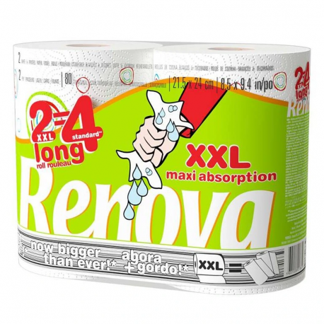 Renova - Paper Towels White 2 pcs