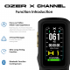 Ozer X - Channel Wireless Tattoo Machine Black