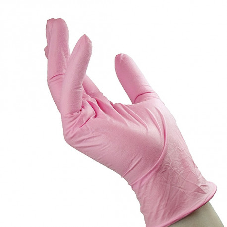Collage With Female Hands In Pink Rubber Gloves Hold A Blue Tattoo Machine  On A Pink Background Stock Photo  Adobe Stock