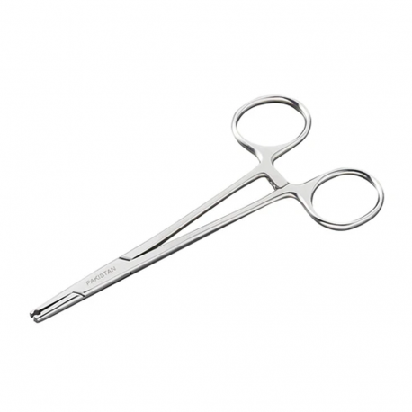 Basic - Steel Forceps with Notched Tips
