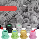 Basic - Skull Silicone Ink Cups (200 ks) Grey