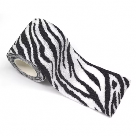 Basic - Tattoo Grip Wrap Zebra - 5 cm x 450 cm