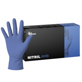 Espeon - Dark blue nitrile gloves NITRIL AMB 100 pcs