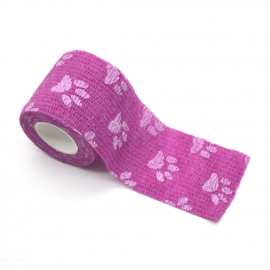 Basic - Tattoo Grip Wrap Pink Cat Paw - 5 cm x 450 cm