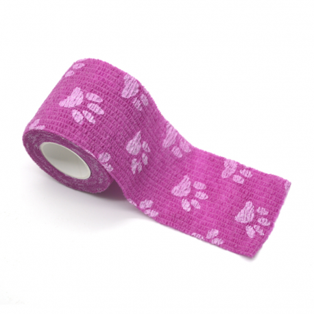 Basic - Tattoo Grip Wrap Pink Cat Paw - 5 cm x 450 cm