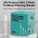 OG Produce - Solid Triangular Piercing Needle - 1,2 mm (16G)