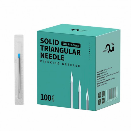 OG Produce - Solid Triangular Piercing Needle - 1,2 mm (16G)