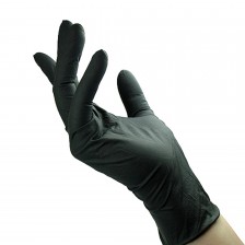 Unigloves - Select Black - Černé latexové rukavice L