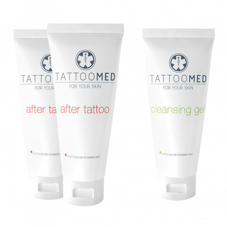 TattooMed® - 2x After Tattoo + FOR FREE 1x Cleansing Gel (2x 100 ml) TattooMed® - 2x After Tattoo + FOR FREE 1x Cleansing Gel (2x 100 ml)
