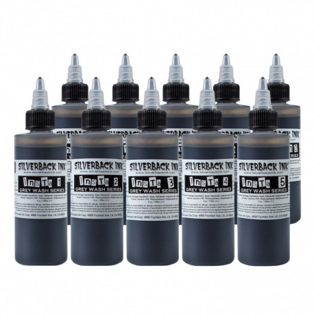 Silverback Ink - Insta 10 Grey Wash 4 oz Silverback Ink - Insta 10 Grey Wash 4 oz