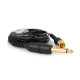 Elephant - RCA cable black (angled)