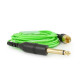 Elephant - RCA kabel zelený (zahnutý)