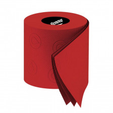 Renova - Toaletný papier červený 6 ks
