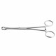 Slotted piercing navel clamp