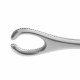 Slotted piercing navel clamp